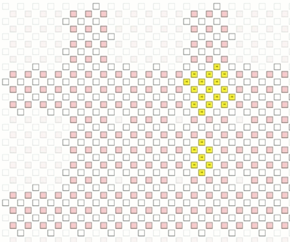 simulation of Shor's algorithm implemented on a d=3 surface code